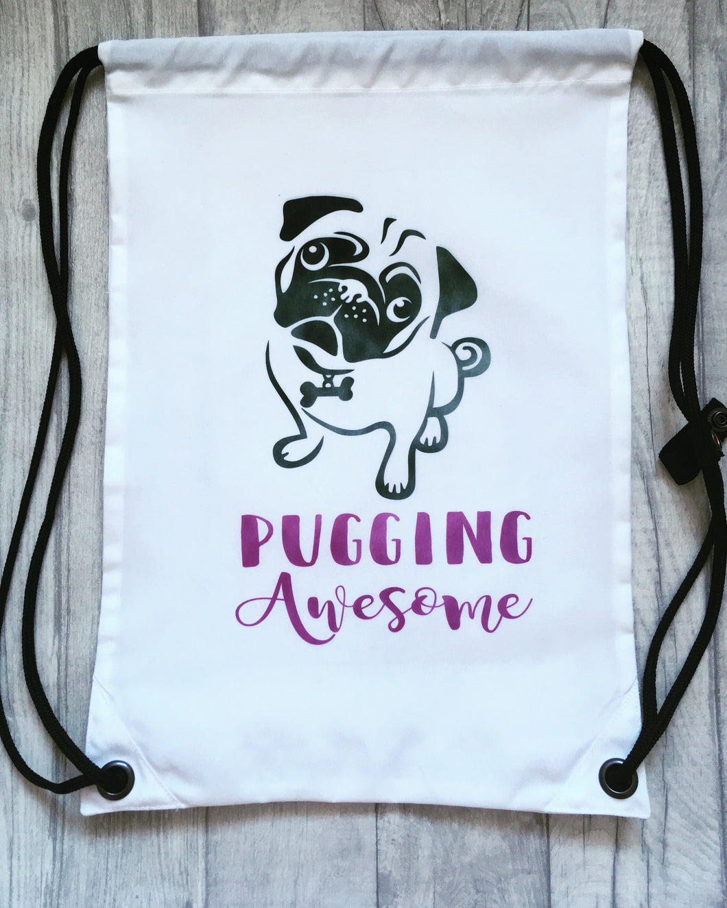 Kawaii Pug Pattern Cosmetic Bag Lightweight Travel Toiletry - Temu